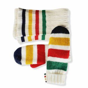 CANADA BC Signature Lambswool Angora Scarf Mitt Set